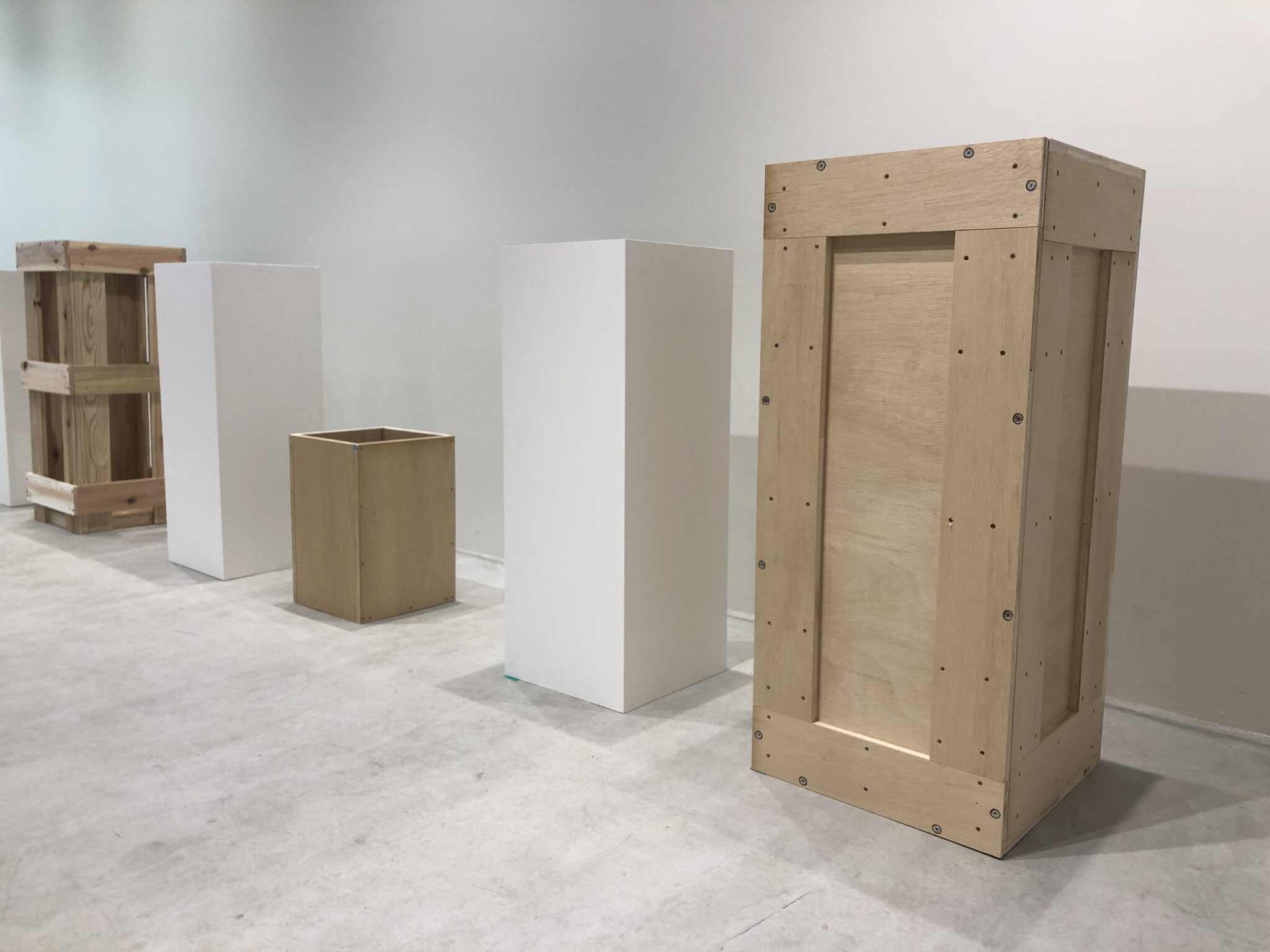 展示台、クレート、透かし箱 2023年