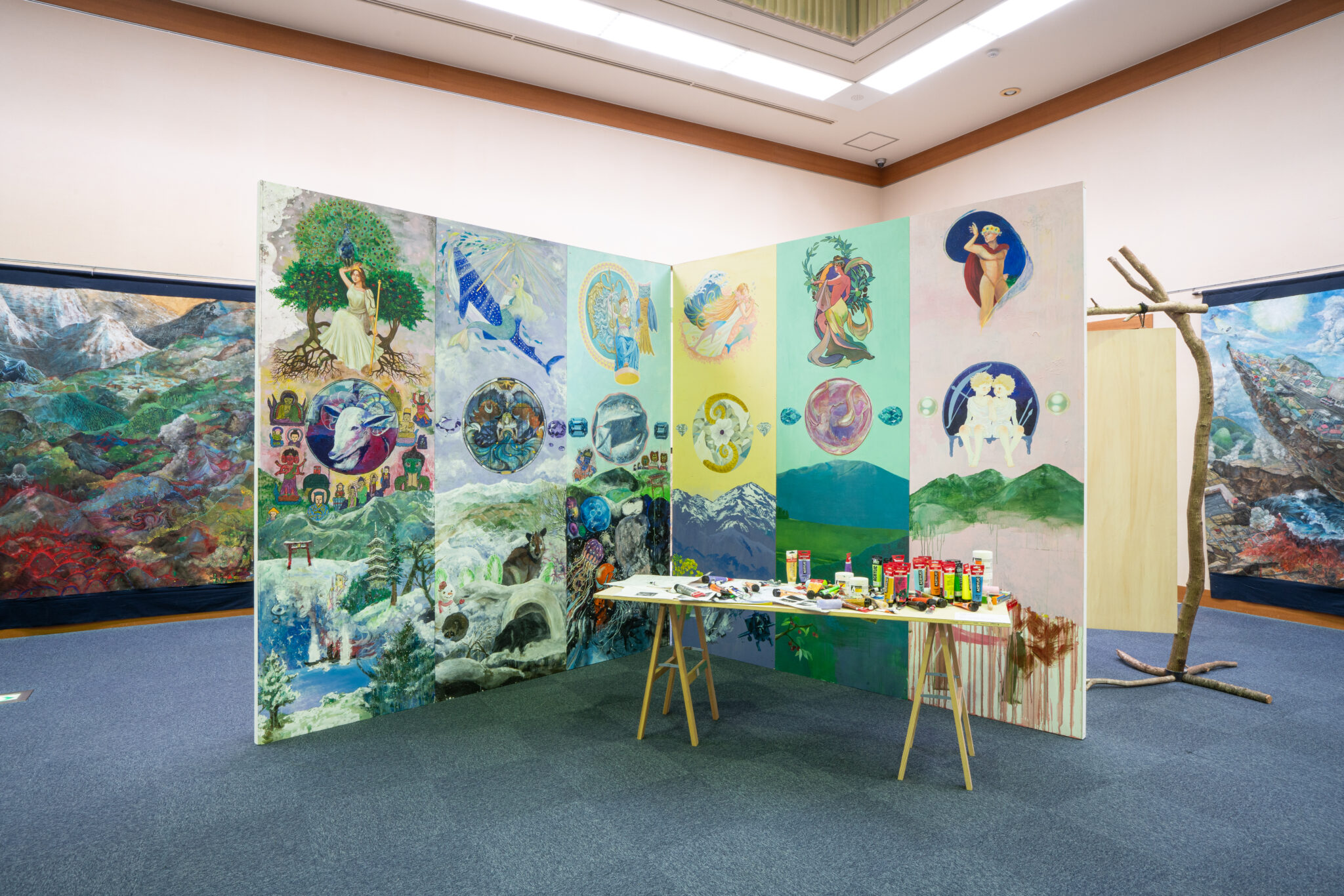 東北画は可能か？《月歴画》2014年〜　写真：三浦晴子