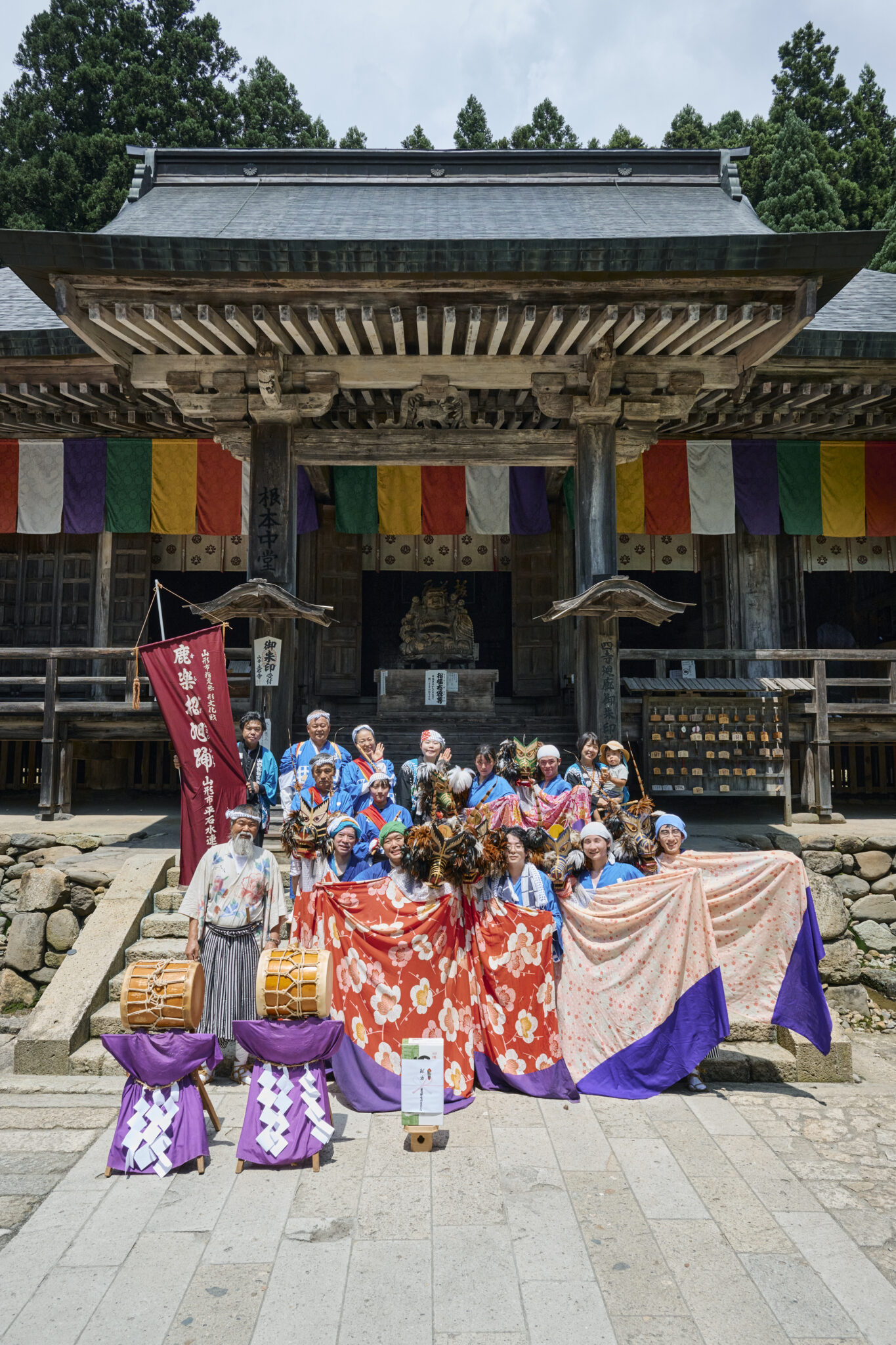 《鹿楽招旭踊》　写真：伊藤美香子